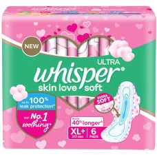WHISPER ULTRA SOFT PINK XL+ 6PADS